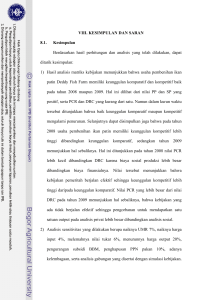 Analisis Keunggulan Komparatif dan Kompetitif