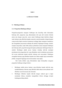 BAB 2 LANDASAN TEORI 2.1 Bimbingan Belajar 2.1.1 Pengertian