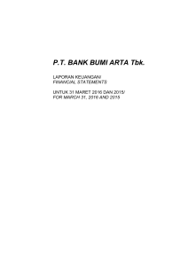 P.T. BANK BUMI ARTA Tbk.