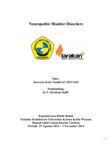 Neuropathic Bladder Disorders