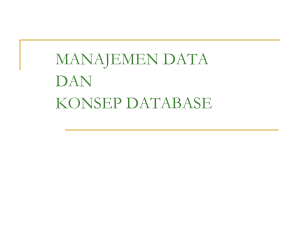 manajemen data - Repository UNIKOM