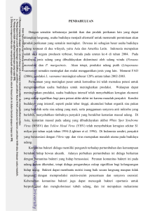 Analisis Komunitas Bakteri Selam Tahapan