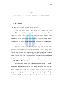 BAB II KAJIAN PUSTAKA, RERANGKA PEMIKIRAN DAN