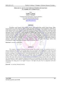 ISSN 2303-1174 Pricilia G. Lintong., J. Tinangon.. Perlakuan