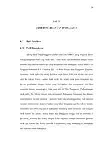 BAB IV HASIL PENELITIAN DAN PEMBAHASAN 4.1 Hasil