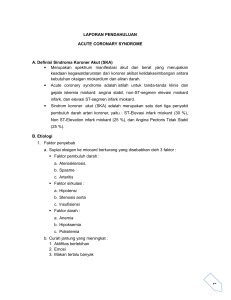 1 LAPORAN PENDAHULUAN ACUTE CORONARY