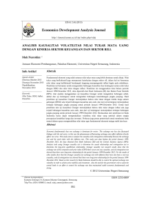 Economics Development Analysis Journal