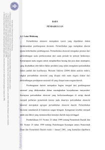 BAB I PENDAHULUAN 1.1. Latar Belakang