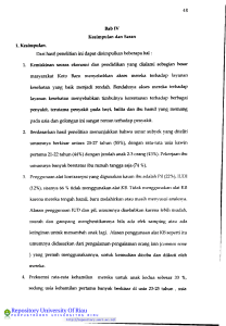 48 Bab IV Kesimpulan dan Saran 1. Kesimpulan. Dari hasil