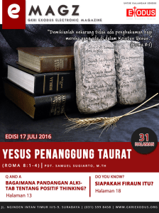 Penatalayanan 17 Juli 2016