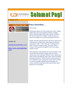 Fokus Komoditas - Universal Broker Indonesia