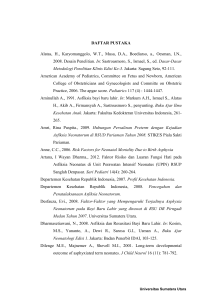 DAFTAR PUSTAKA Alatas, H., Karyomanggolo, W.T., Musa, D.A.