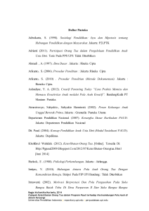 Daftar Pustaka Adiwikarta, S. (1998). Sosiologi
