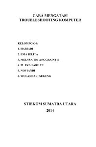 cara mengatasi troubleshooting komputer stiekom