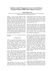 Studi dan Analisis Penggunaan Secure Cookies Berbasis