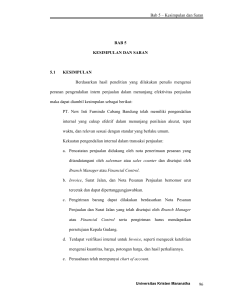 Kesimpulan dan Saran 96 BAB 5 KESIMPULAN DAN SARAN 5.1