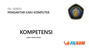 Kompetensi