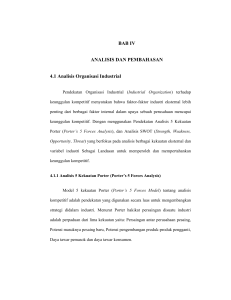 BAB IV ANALISIS DAN PEMBAHASAN 4.1 Analisis Organisasi