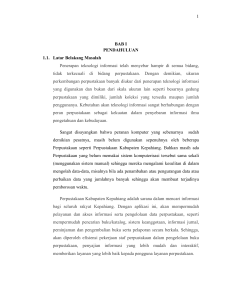 1 BAB I PENDAHULUAN 1.1. Latar Belakang Masalah Penerapan