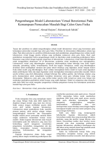 Jurnal Materi dan Pembelajaran Fisika (JMPF)