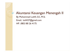 Akuntansi Keuangan Menengah II