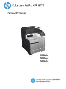 HP Color LaserJet Pro MFP M476 User Guide