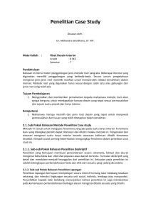 Penelitian Case Study