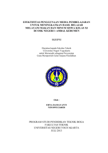 efektifitas penggunaan media pembelajaran untuk meningkatkan