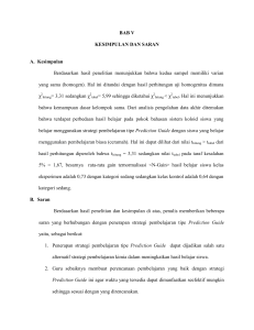 BAB V KESIMPULAN DAN SARAN A. Kesimpulan Berdasarkan