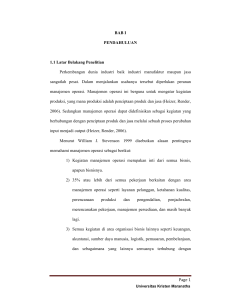 Page 1 BAB I PENDAHULUAN 1.1 Latar Belakang Penelitian