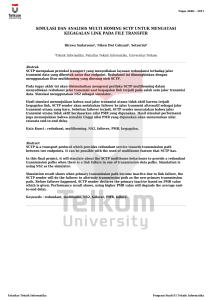 simulasi dan analisis multi homing sctp untuk mengatasi kegagalan