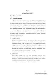 BAB II TINJAUAN PUSTAKA 2.1 Tinjauan Pustaka 2.1.1 Bauran