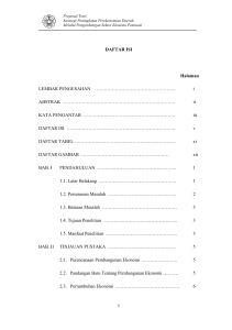 v DAFTAR ISI Halaman LEMBAR PENGESAHAN