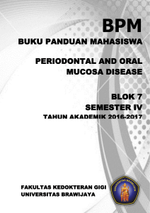 buku panduan mahasiswa periodontal and oral mucosa disease