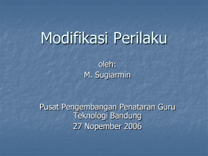 Modifikasi Perilaku - Direktori File UPI