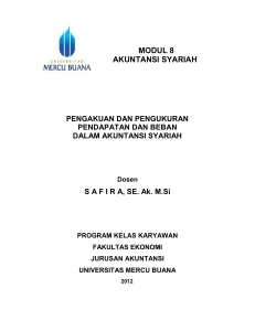 modul 8 akuntansi syariah