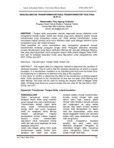 Jurnal Teknologi Elektro, Universitas Mercu Buana ISSN:2086