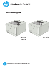 HP Color LaserJet Pro M452 User Guide – IDWW