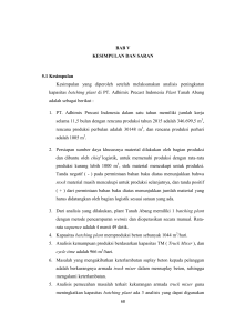 BAB V KESIMPULAN DAN SARAN 5.1 Kesimpulan