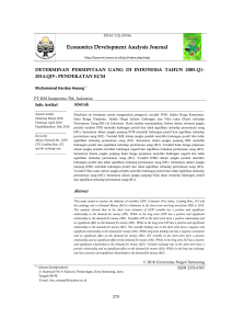 Economics Development Analysis Journal