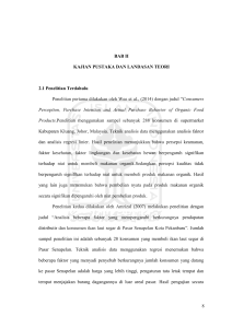 8 BAB II KAJIAN PUSTAKA DAN LANDASAN TEORI 2.1 Penelitian