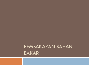 pembakaran bahan bakar