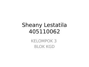 Sheany Lestatila 405110062