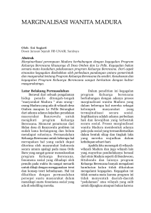 marginalisasi wanita madura - Portal Jurnal Universitas Negeri Jakarta
