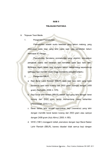 BAB II TINJAUAN PUSTAKA A. Tinjauan Teori Medis 1. Pengertian