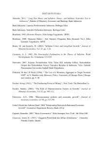 DAFTAR PUSTAKA Arintoko, 2011, “ Long Run Money