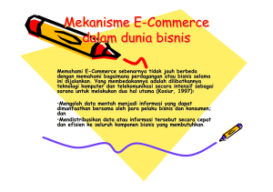 Mekanisme E-Commerce