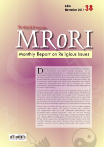 Monthly Report on Religious Issues