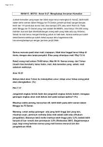 M3753 - Ibrani 9:27. Menghadapi Ancaman Kematian