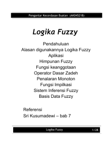 Logika Fuzzy